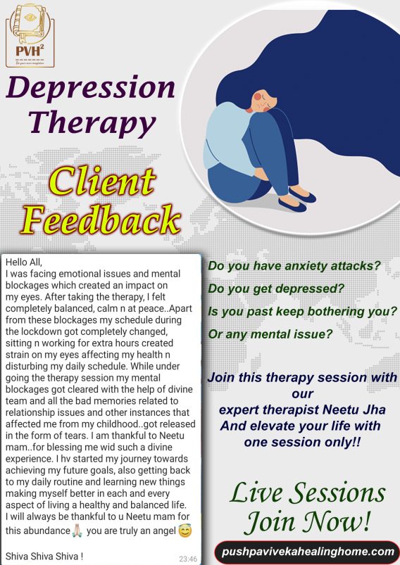 depression therapy poster